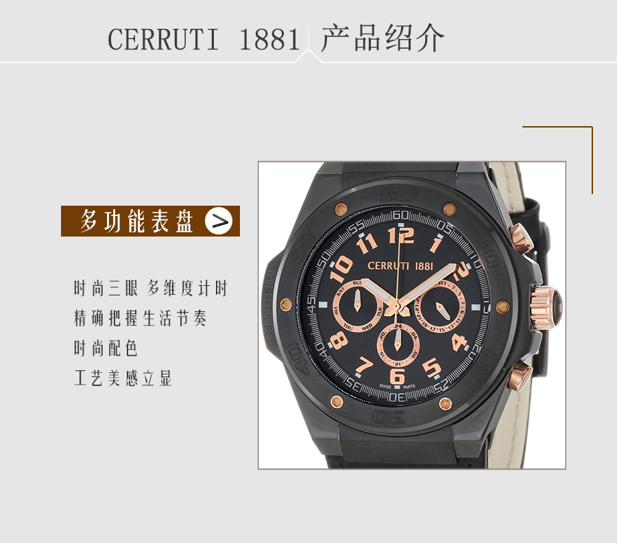 CERRUTI 1881 (gu) 1881ʯӢʿֱCRA040D222H Ȿԭ